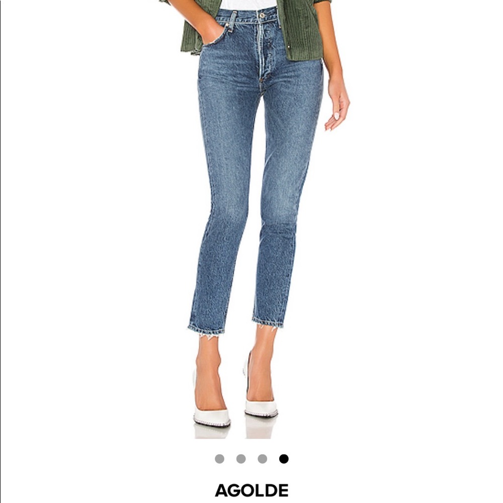 Agolde Jamie High Rise Classic in color Blithe